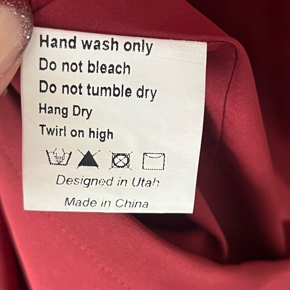 Jessakae grace dress red burgundy white 3X NWT - Picture 15 of 15